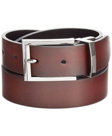 macy's reversible belt|Men's Reversible Belts .